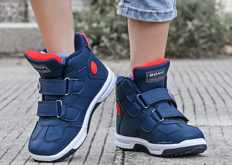 Sheeran Unisex Warm Sneaker För Barn - Grå