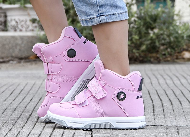 Sheeran Unisex Warm Sneaker För Barn - Grå