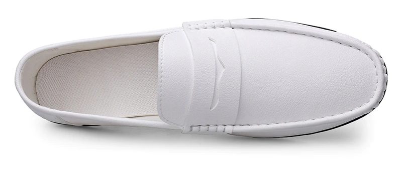 Shinoda Loafers Klänning Skor För Män - Vit