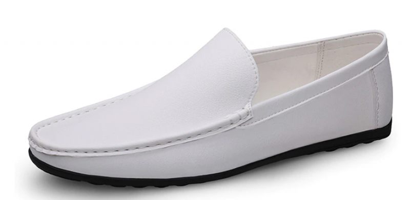 Shinoda Loafers Klänning Skor För Män - Vit