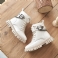 Beige päls