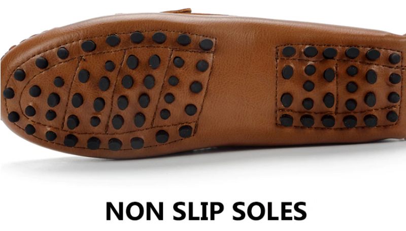 Sika Damer Flat Leather Loafer Svarta Skor - Svart