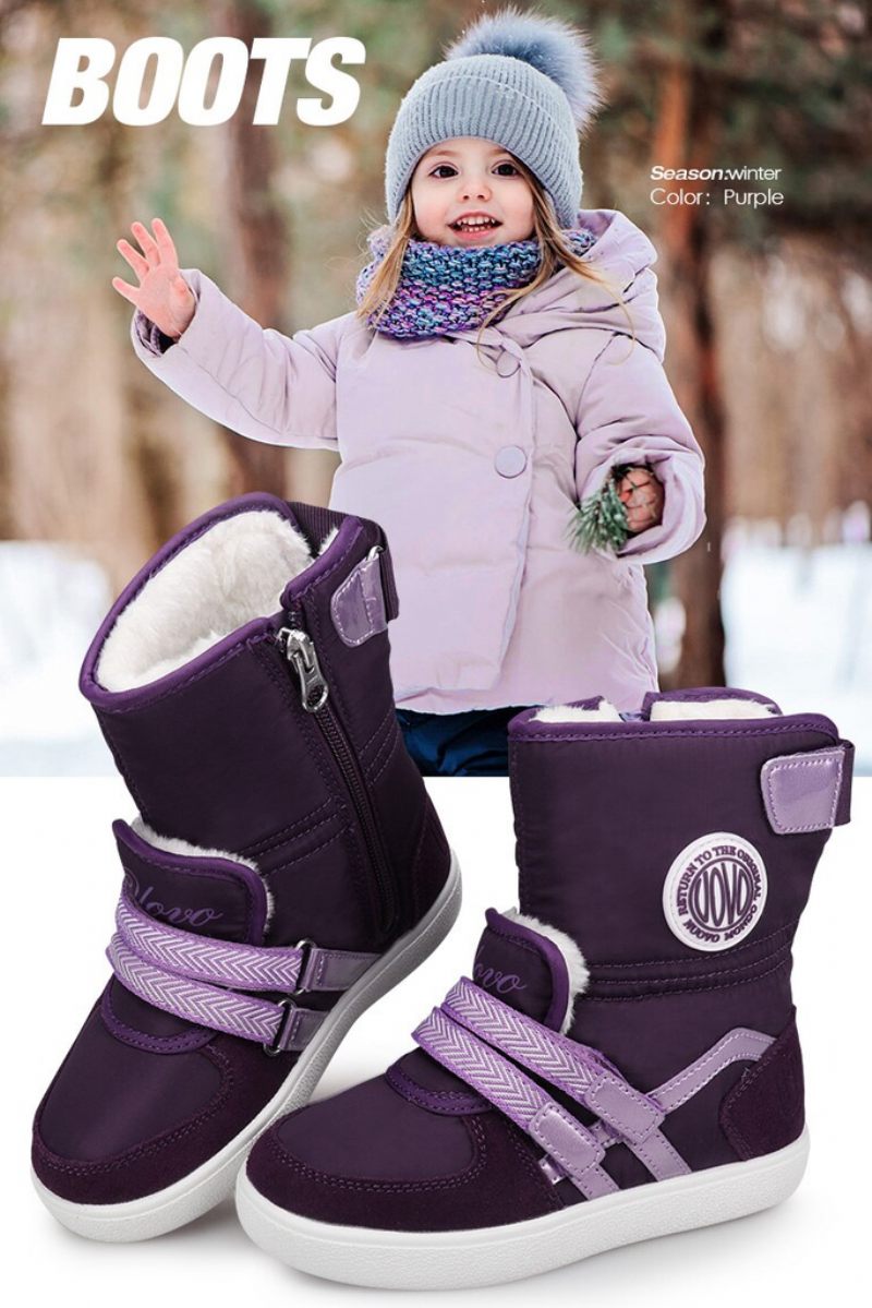 Silvia Flickors Snöstövlar - Fuscia