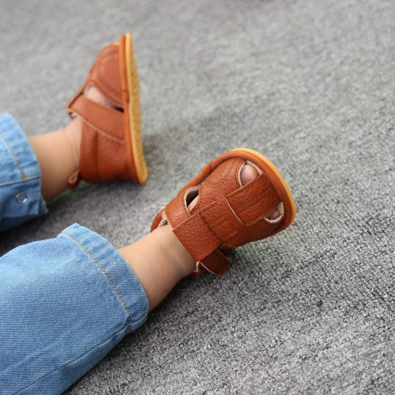 Silvian Unisex Casual Sandal För Barn - Brun