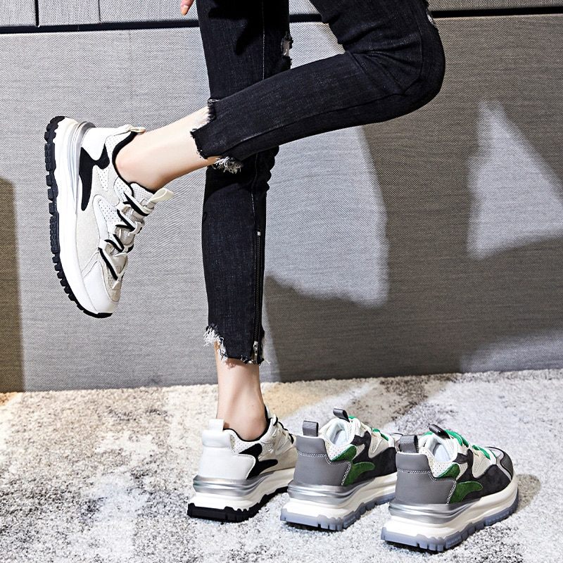 Simone Sneaker I Hög Kvalitet För Kvinnor - Grön