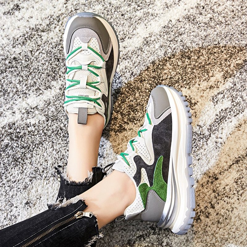 Simone Sneaker I Hög Kvalitet För Kvinnor - Grön