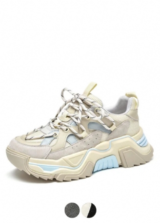 Sinay Läder Sneaker Platform Sole Skor För Kvinnor