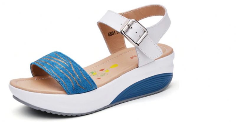 Sintia Dam Wedges Skor Plattformssandaler - Gul