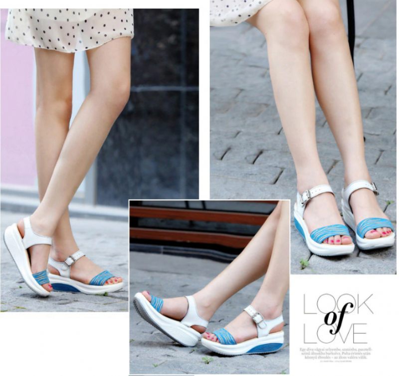 Sintia Dam Wedges Skor Plattformssandaler - Gul