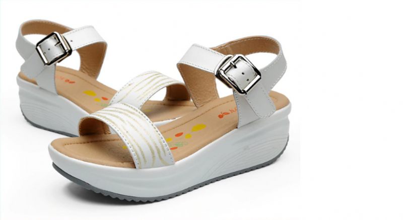 Sintia Dam Wedges Skor Plattformssandaler - Gul