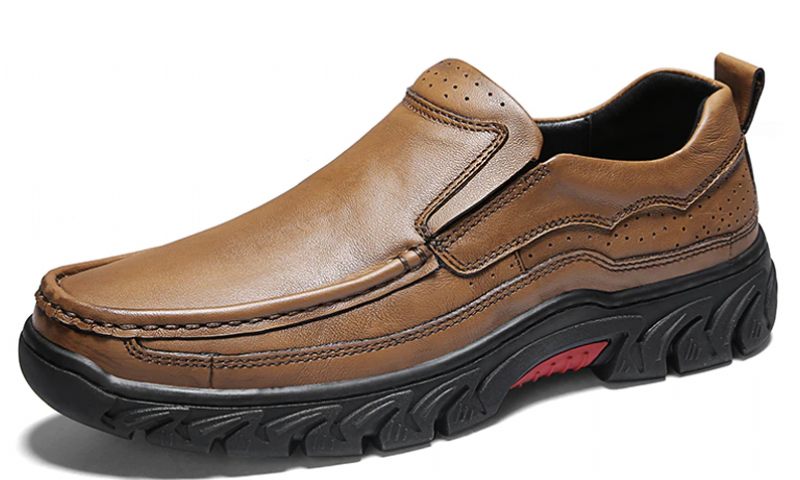 Sistnämnda Loafers För Män Casual Skor - Brun