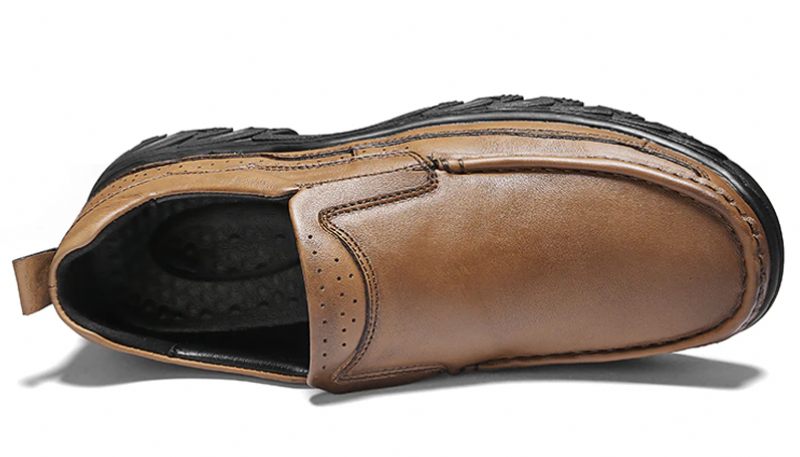 Sistnämnda Loafers För Män Casual Skor - Brun
