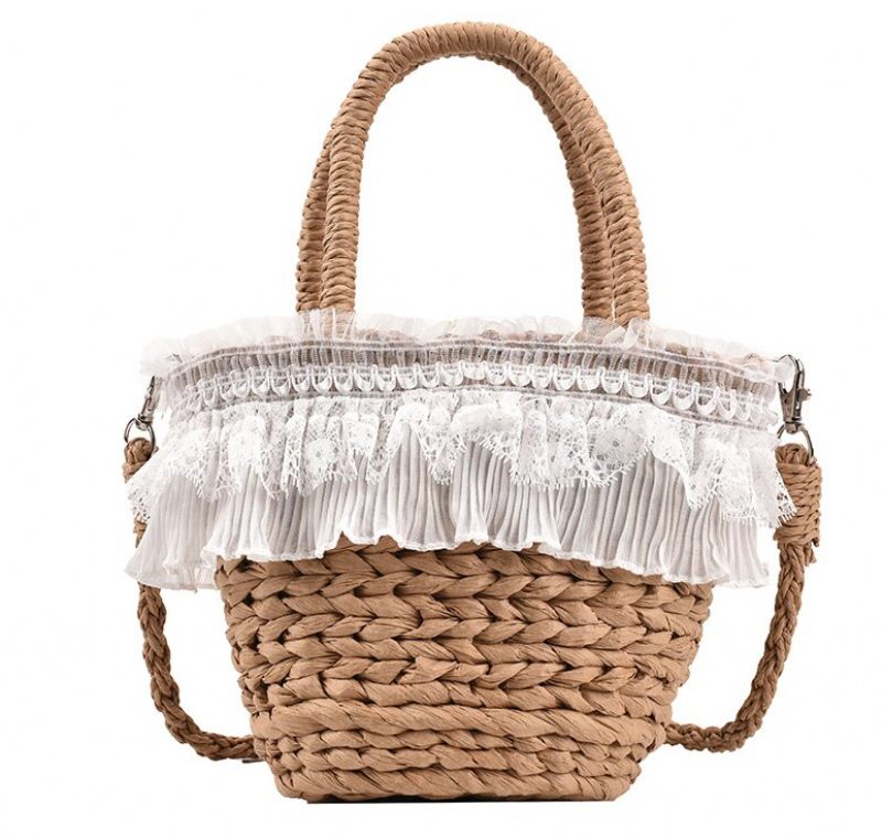 Siul Sommarhalmhandväska För Kvinnor - Khaki