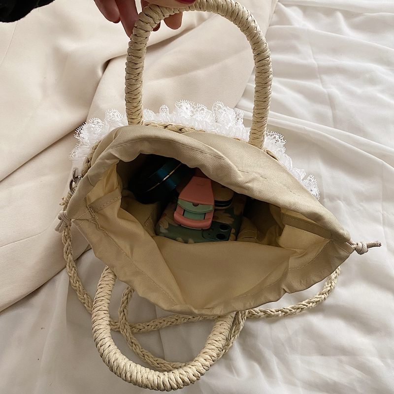 Siul Sommarhalmhandväska För Kvinnor - Khaki