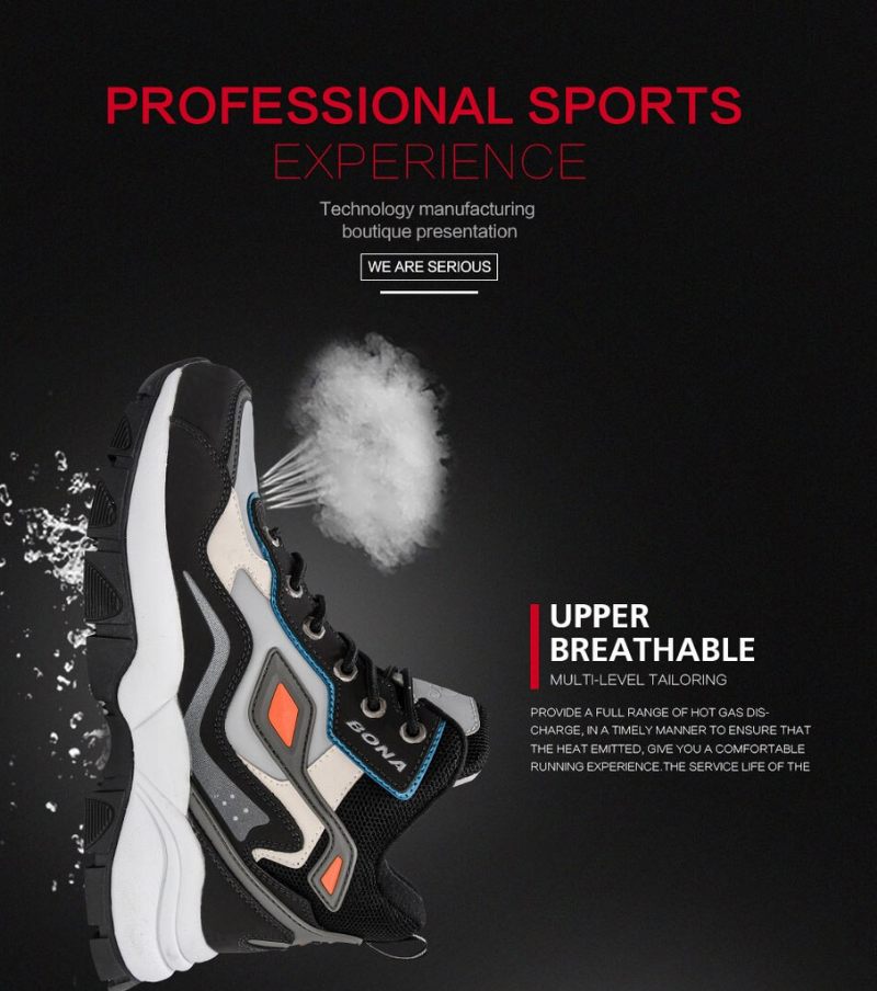 Skuggiga Sneakers För Män - Svart