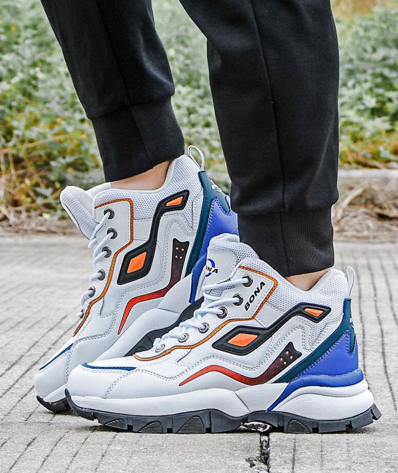 Skuggiga Sneakers För Män - Svart