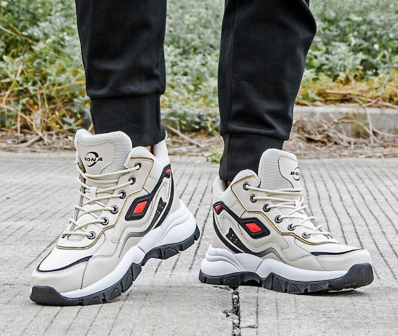 Skuggiga Sneakers För Män - Svart
