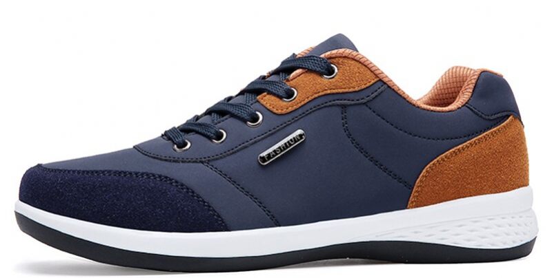 Snejider Modesneakers För Män - Blå