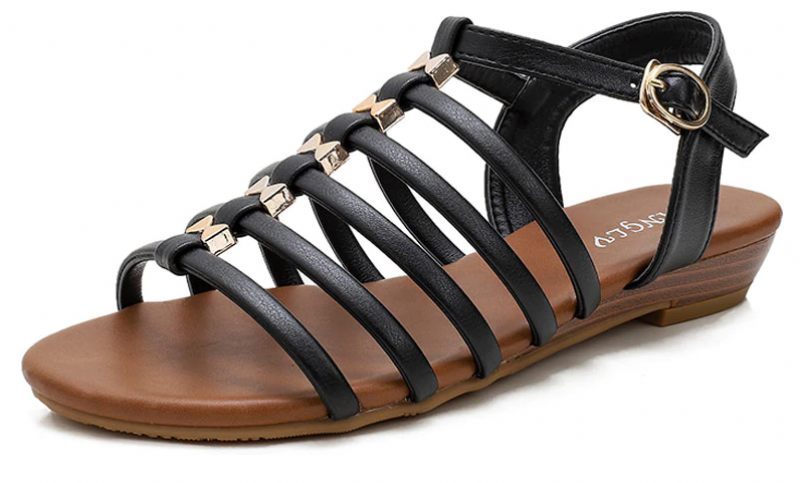 Solvey Roman Beach Sandal För Kvinnor - Brun