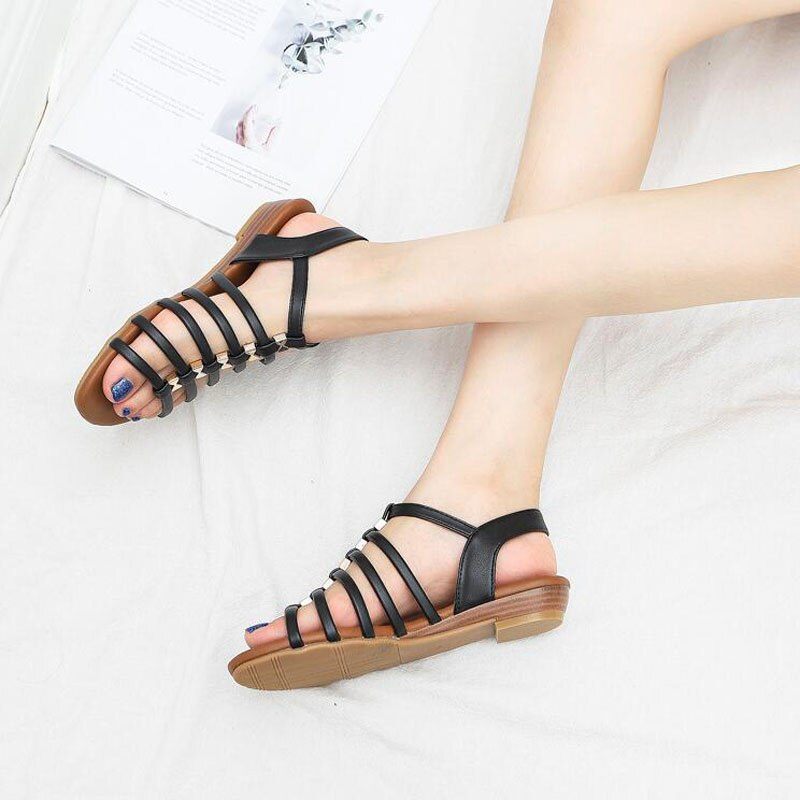 Solvey Roman Beach Sandal För Kvinnor - Brun