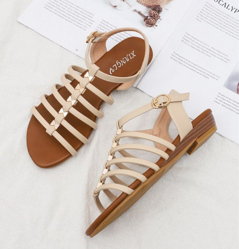 Solvey Roman Beach Sandal För Kvinnor - Brun