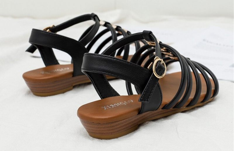 Solvey Roman Beach Sandal För Kvinnor - Brun