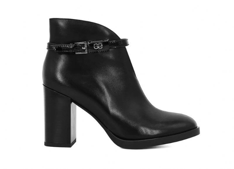 Soraya Booties Ankellängd - Grå nötskinn