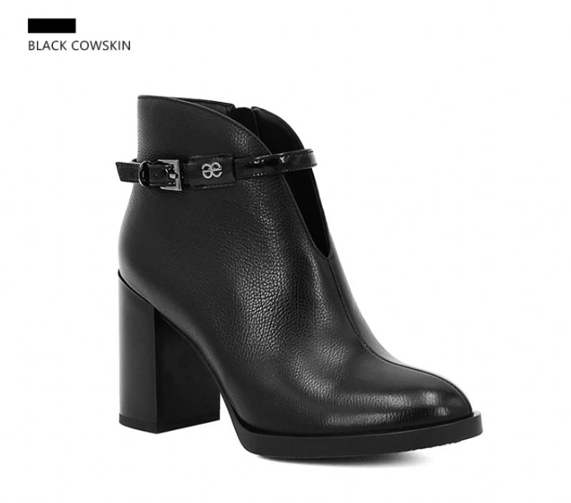 Soraya Booties Ankellängd - Grå nötskinn