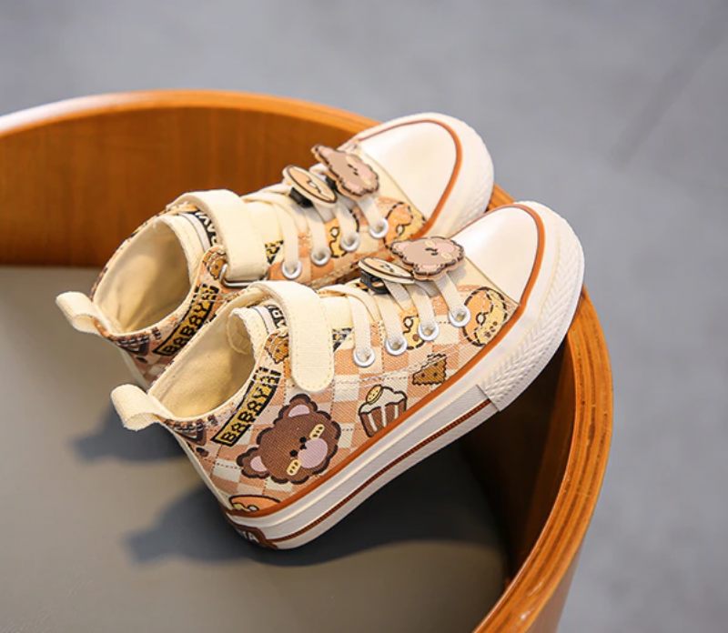 Sorni Unisex Casual Sneaker För Barn - Brun
