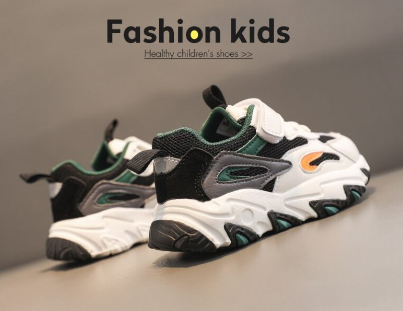 Spear Unisex Modesneaker För Barn - Grön