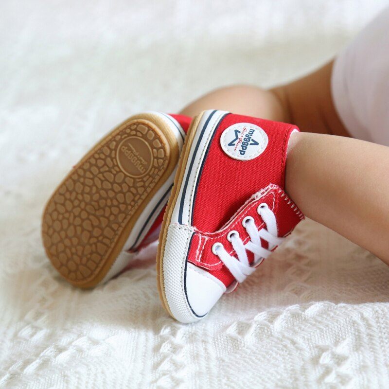 Spike Baby Pojkar Klassiska Sneakers - Blå