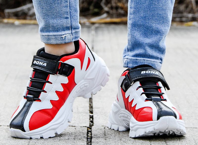 Stanford Pojkar Mode Sneakers - Röd