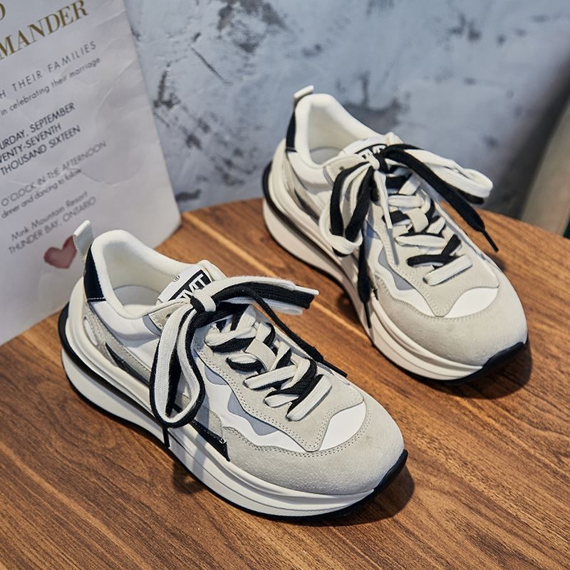 Stark Sneaker I Läder För Kvinnor - Beige