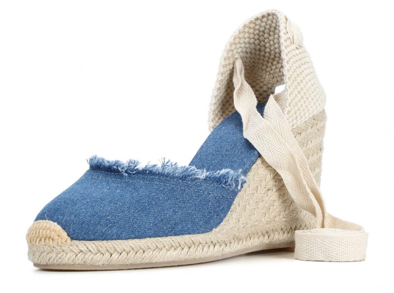 Stella Wedges-skor För Kvinnor - 9CM Mörk denim