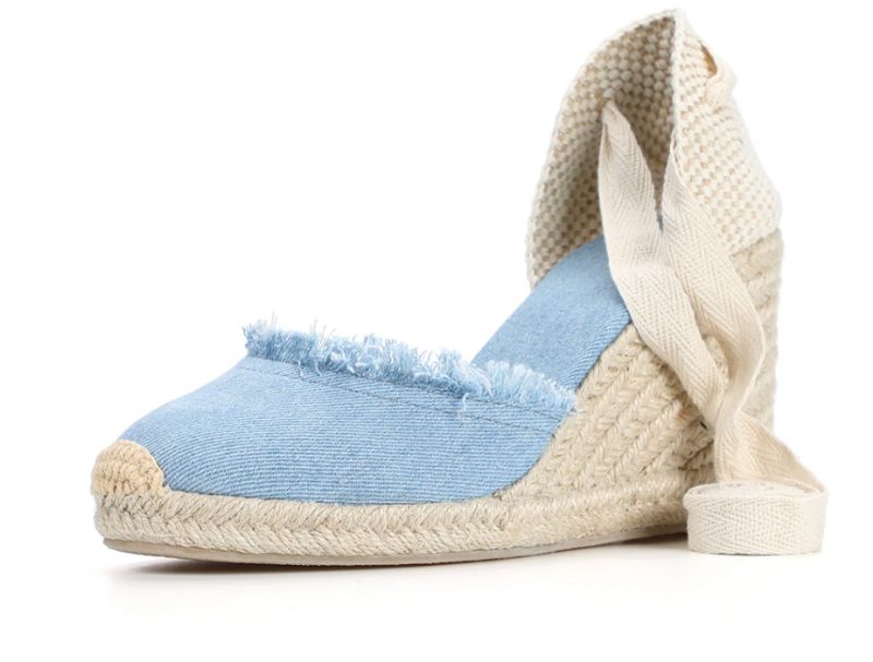 Stella Wedges-skor För Kvinnor - 9CM Mörk denim
