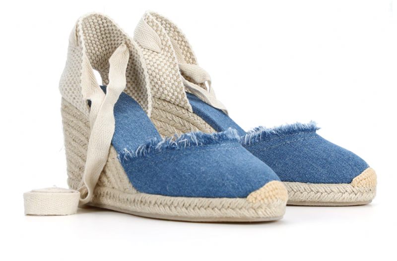Stella Wedges-skor För Kvinnor - 9CM Mörk denim