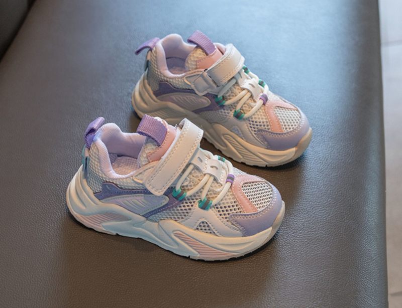 Stilren Unisex Löparskor För Barn - Lila