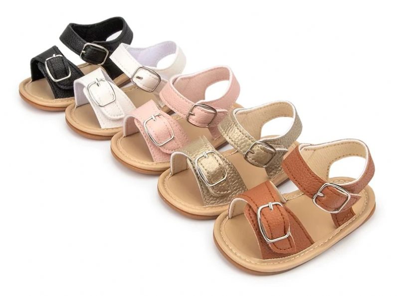 Stormi Baby Casual Flicksandaler - Kaffe 1