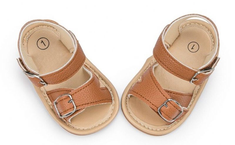 Stormi Baby Casual Flicksandaler - Kaffe 1