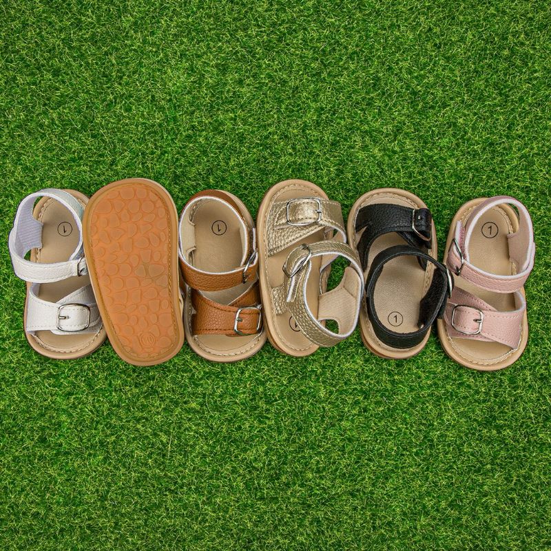 Stormi Baby Casual Flicksandaler - Kaffe 1