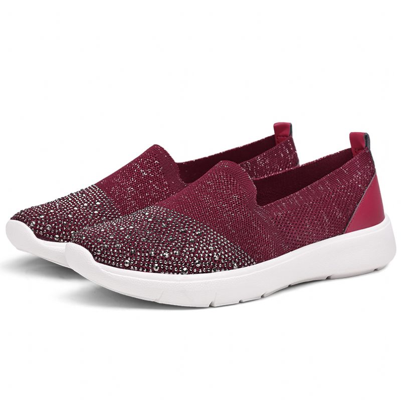 Suly Dam Loafers Skor - Vinröd