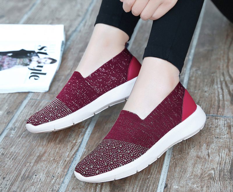 Suly Dam Loafers Skor - Vinröd