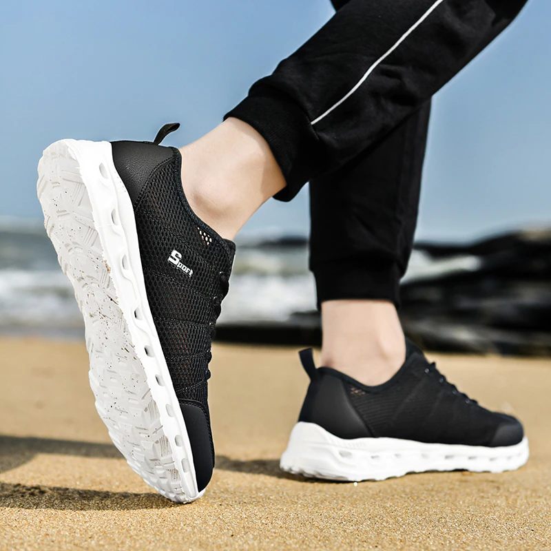 Sun Fashion Sneakers För Män - Svart