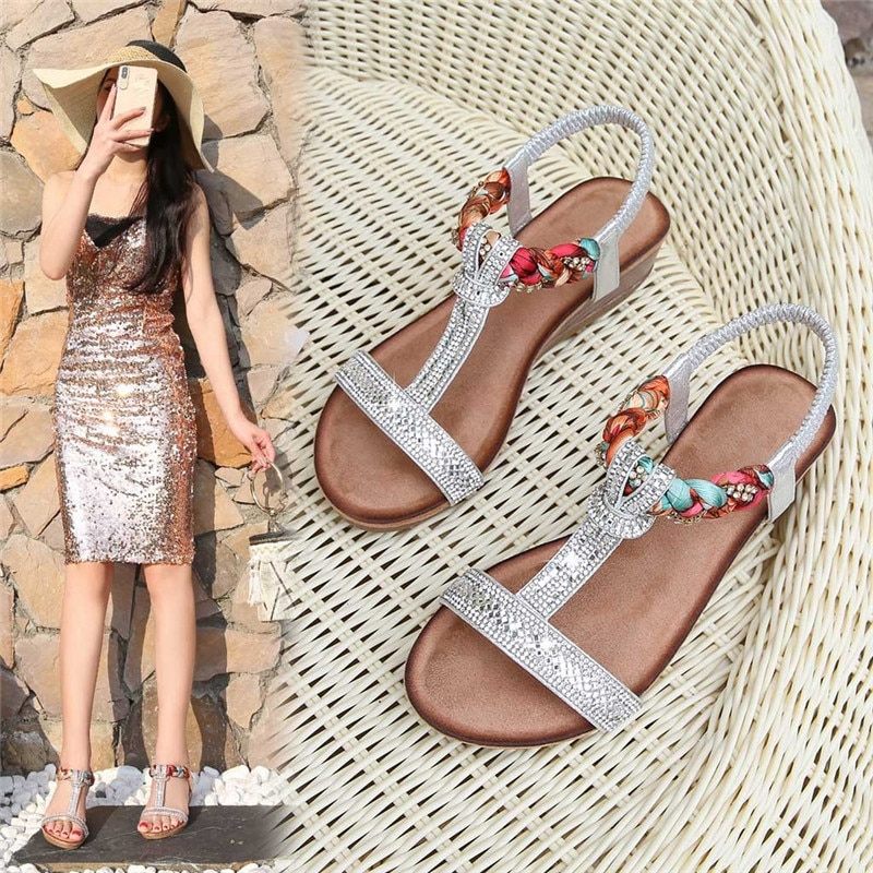 Tamara Damwedgar Summer Sandal - Guld