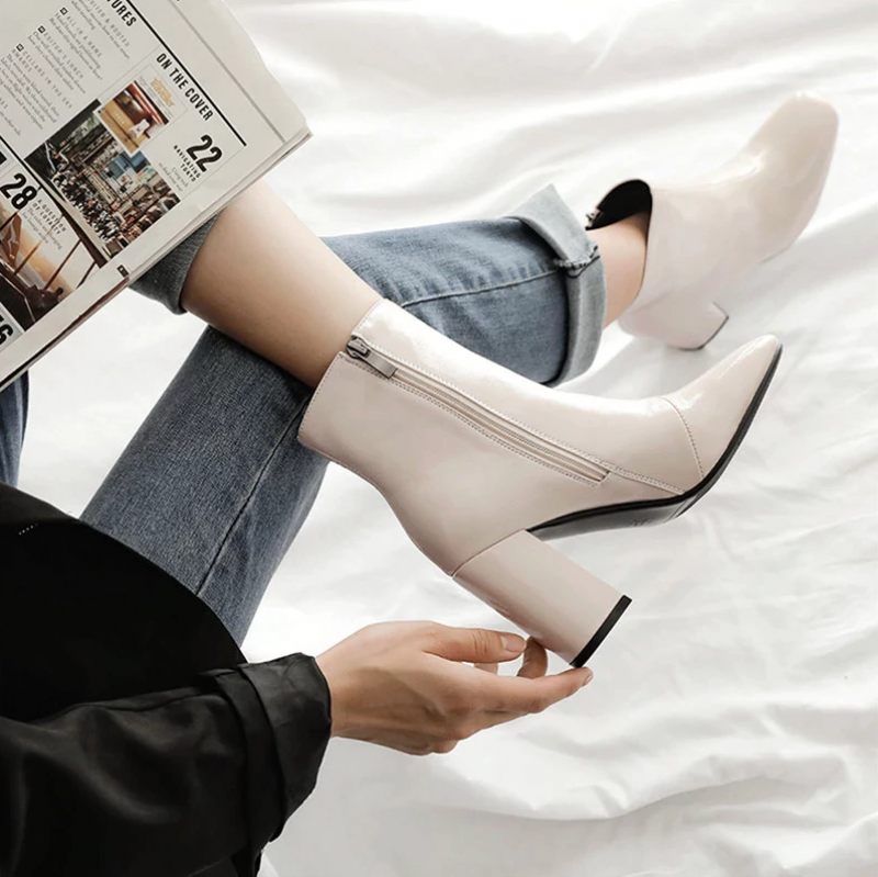 Tamayo Boots Ankelhöjd - Beige