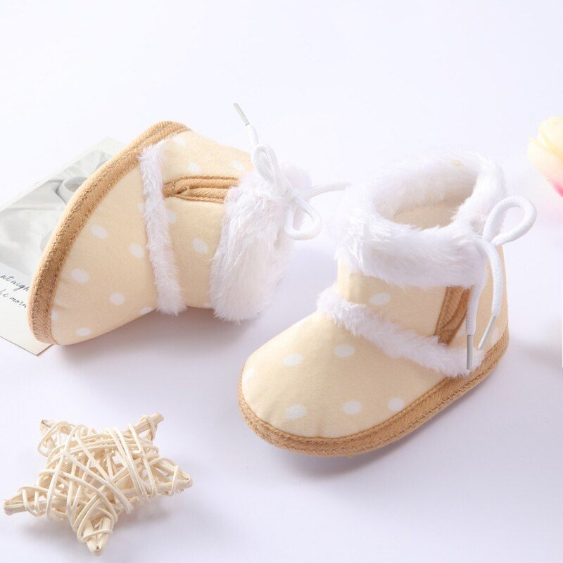 Tarmiel Baby Varm Stövel För Pojkar - Beige