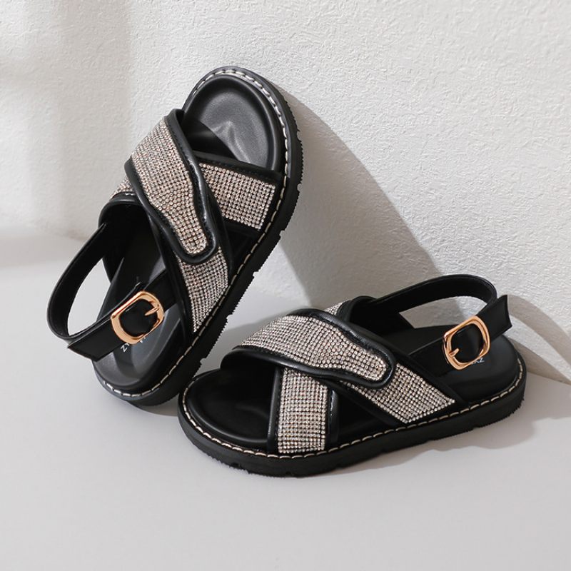 Teffy Strandsandaler För Flickor - Beige