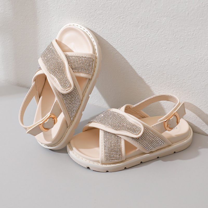 Teffy Strandsandaler För Flickor - Beige