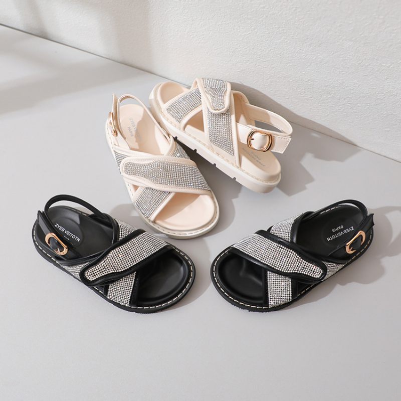 Teffy Strandsandaler För Flickor - Beige