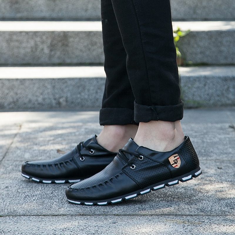 Teodoro Loafers För Män Casual Skor - Svart